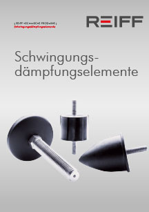 Ansicht Broschüre Schwingungsdämpfungselemente REIFF Technische Produkte