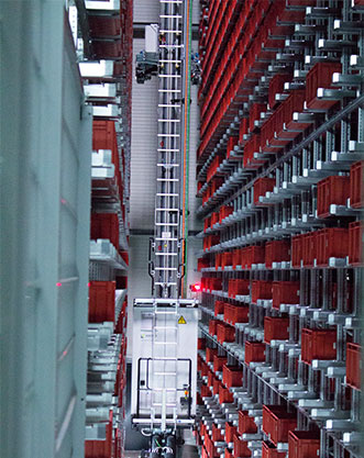 Automatisches Teilelager im Logistikzentrum REIFF Technische Produkte