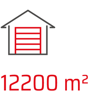 Icon zur Darstellung der Grundfläche des Logistikzentrums von REIFF in Reutlingen