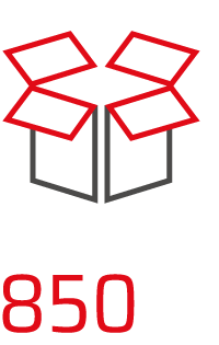 Icon zur Darstellung von täglichen Paketen im Versand bei REIFF Technische Produkte