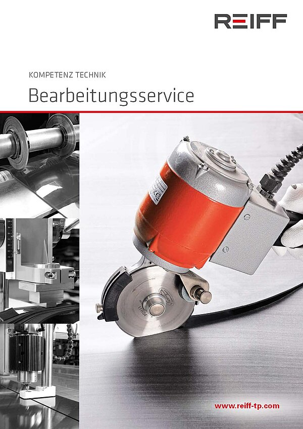 Titel Bearbeitungsservice Broschüre REIFF Technische Produkte