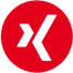 Rotes Xing-Icon